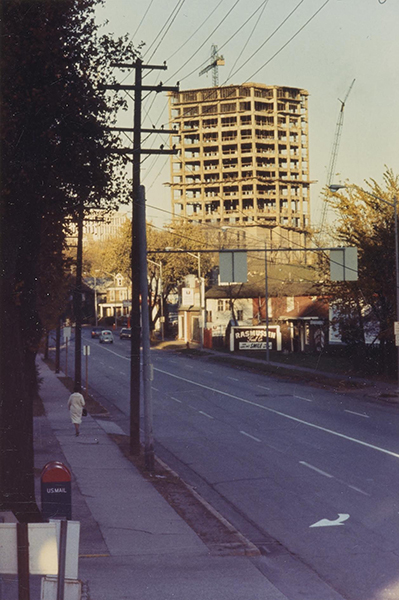Construction of the Atmospheric, Oceanic, and Space Sciences building in 1967