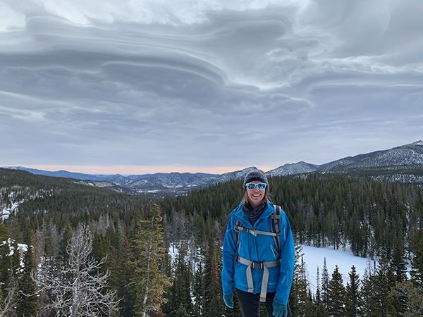 Picture of Angela Rowe on Mountain in Colorado